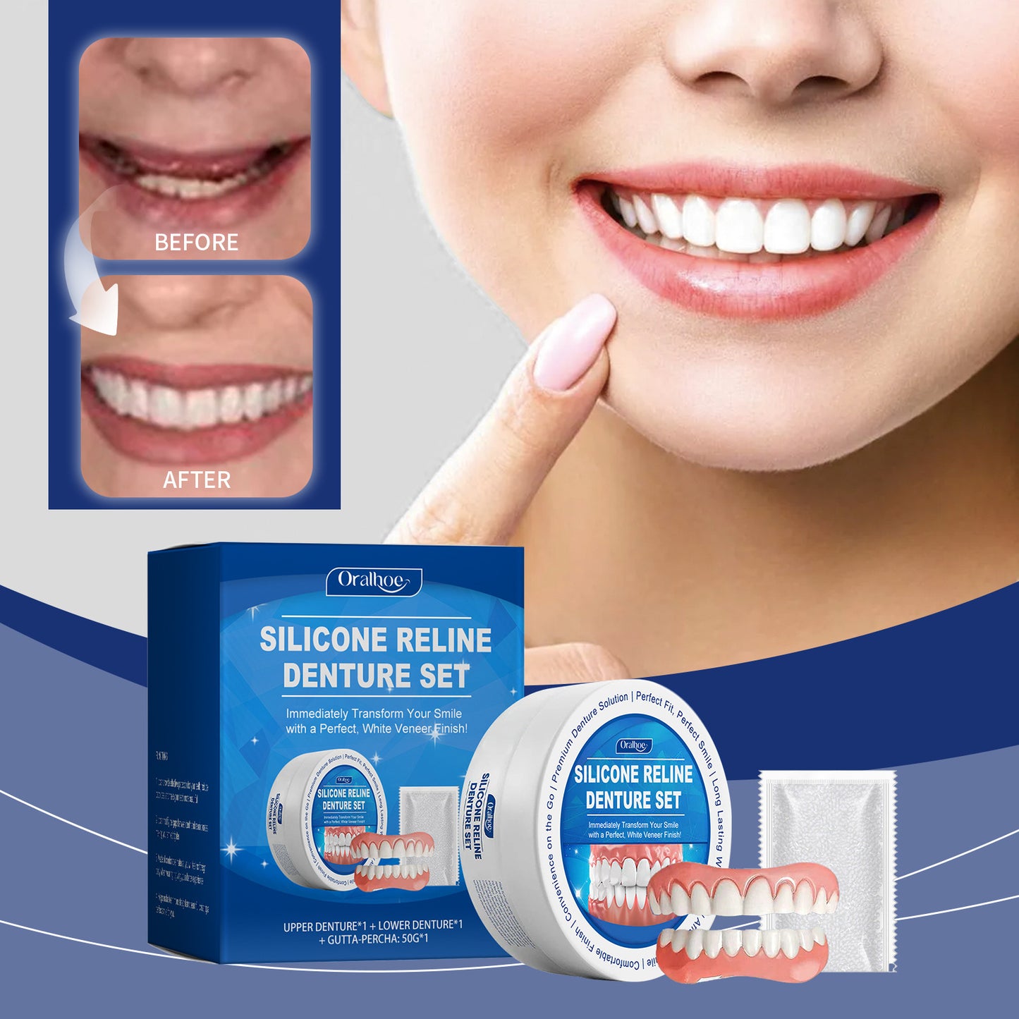 PerfectSmile™ Silicone Gebitsset